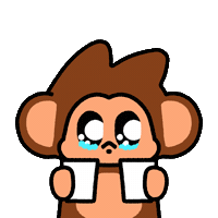 Sad Cry Sticker