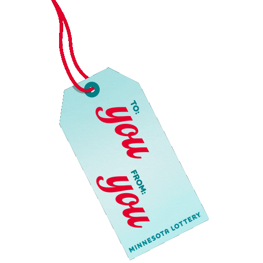 Gift Treat Yourself Sticker by Minnesota Lottery