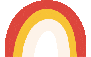 Rainbow Vintage Sticker by Muchable