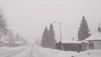 Winter Storm Dumps Snow Across Southeast Montana