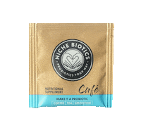NicheBiotics coffee health smoothie probiotic Sticker