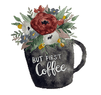 coffee flowers Sticker by the Framehouse