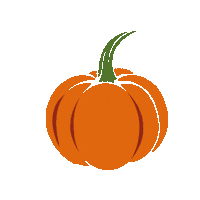 ilgiardinodellezucchepp halloween orange autumn pumpkin Sticker