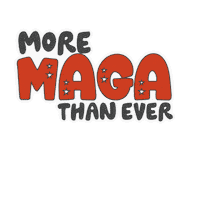 Donald Trump Sticker by LITTLE SHARK AND CO.