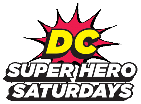 wbworldad giphyupload superhero saturday warner bros Sticker