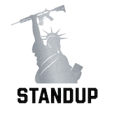 Usa America Sticker by Standup Now Apparel
