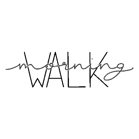 Morning Lettering Sticker