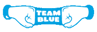 Team Blue Sticker by Louisiana Blue