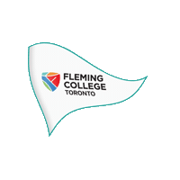 Flag Fct Sticker by Fleming College Toronto