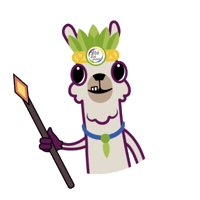 Peru Llama Sticker by Y Tú Qué Planes