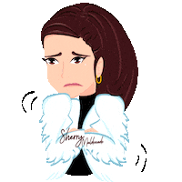 Beauty Snow Sticker by Sherry Maldonado