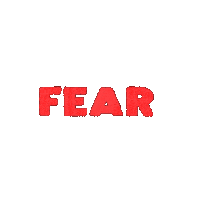 Fear Miedo Sticker