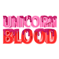 Unicorn Unicornblood Sticker by Axe & Sledge
