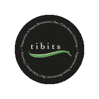 tibits vegan plant-based zuri tibits Sticker