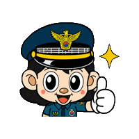 policeKR 마약예방 nostart 경찰청 Sticker