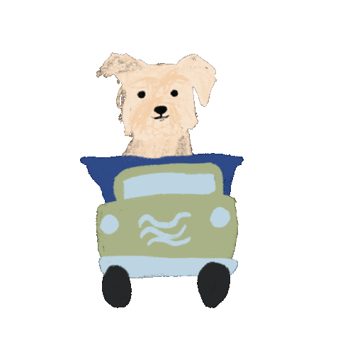 Car Truck Sticker by Andrea Caceres