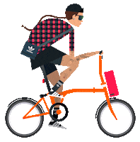 Tattoo Cycling Sticker