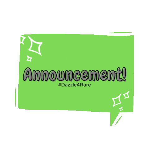Stars Announce Sticker by Dazzle4Rare