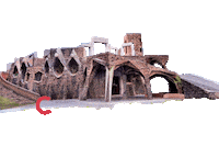Antoni Gaudi Barcelona Sticker by ALS
