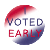 Vote Early Election 2020 Sticker