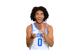 College Basketball Kiss Sticker by Duke Men's Basketball