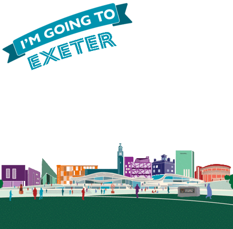 Bleedgreen Exeteruni Sticker by University of Exeter