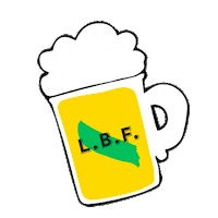 party beer Sticker by LBF - La Brasserie Fondamentale