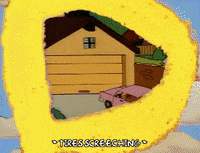 Driving Season 3 GIF by The Simpsons