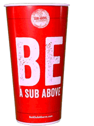 cup subabove Sticker by Jersey Mike's Subs