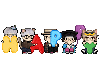 Happy Birthday Pixel Sticker