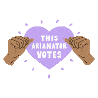 Vote Now Ariana Grande Sticker by Women’s March