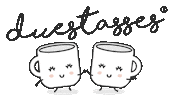 duestasses cafe taza tazas tassa Sticker