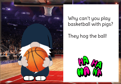 Basketball Gnome GIF