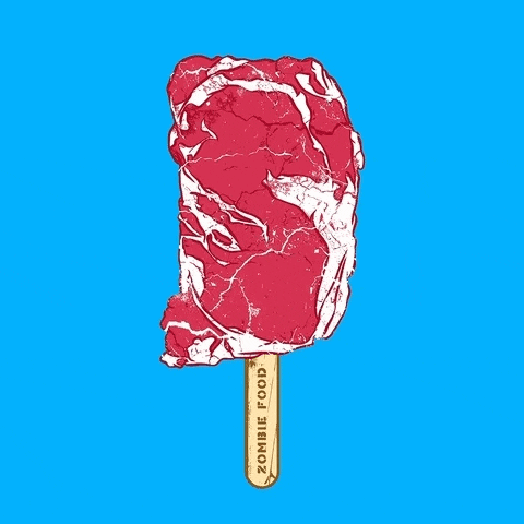 fitgagger giphyupload eating raw meat GIF