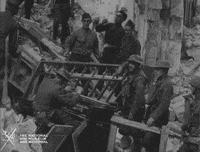 NationalWWIMuseum black and white singing piano military GIF