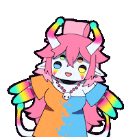 Happy Jump Sticker