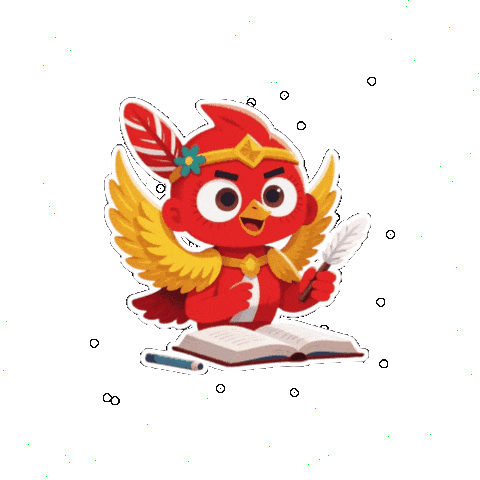 Crypto Flying Sticker by The Cardinal Virtue
