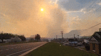 Wildfires Smoke Fills Skies in Virginia's Page County