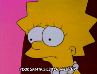 Scared Season 3 GIF by The Simpsons