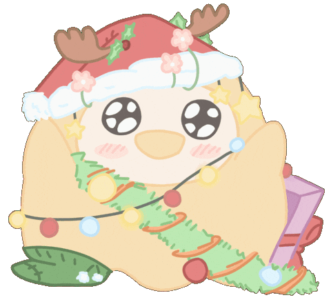 Excited Christmas Sticker