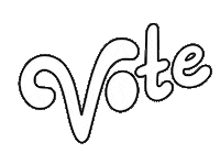 Joe Biden Vote Sticker by Jaclyn Caris