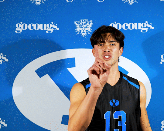 Sport Shut Up GIF by BYU Cougars
