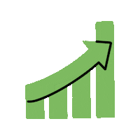 Chart Graph Sticker by I'm an Idealist