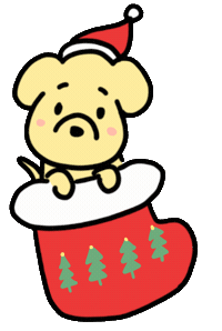 Merry Christmas Dog Sticker by 大姚Dayao