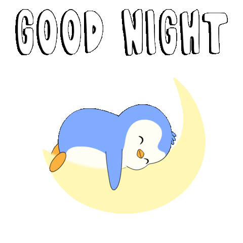 Sleepy Good Night Sticker by Pudgy Penguins
