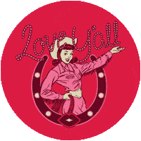 Love Yall Sticker by Marcia Selden