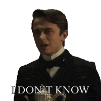 Thegildedage I Dont Know Sticker by HBO Max
