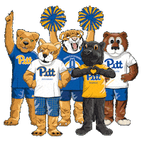 Donate Pitt Sticker by University of Pittsburgh