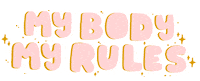 body rules Sticker