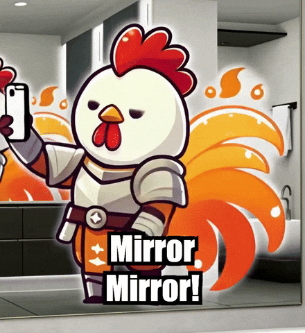 Mirror Mirror Photography GIF by Zorooster